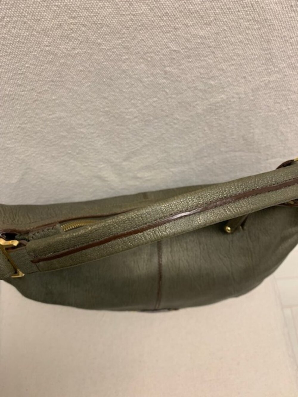 Cole Haan Olive Green Hobo Bag Purse Y2K - Picture 7 of 12